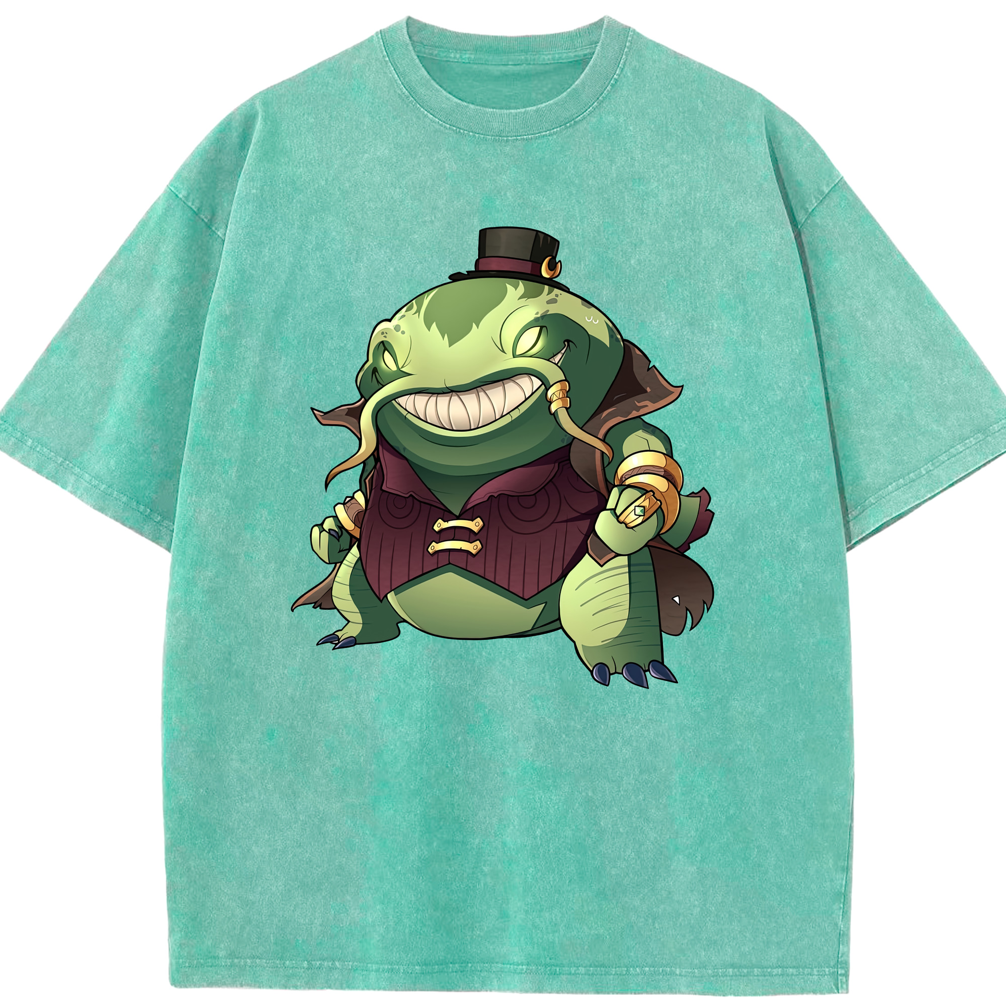 （画像用） リーグ・オブ・レジェンド League of Legends LOL 綿100% ヴィンテージ風 半袖Tシャツ（フロントプリント）